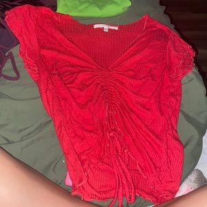 short sleeve cropped top